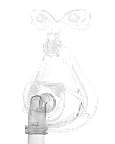 Маска для аппаратов CPAP/BiPAP, полнолицевая, силиконовая