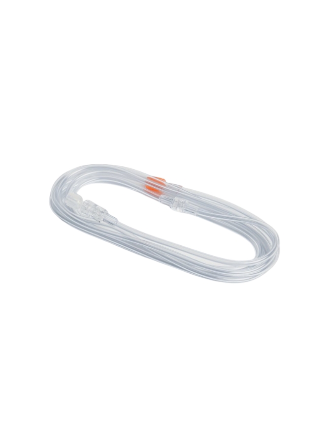 High-Pressure CT Connecting Tube, 250 cm, with Check Valve