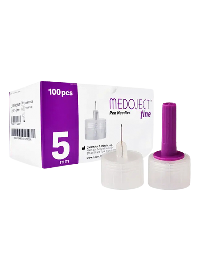 Иглы одноразовые Medoject Fine, для введения инсулина                                               