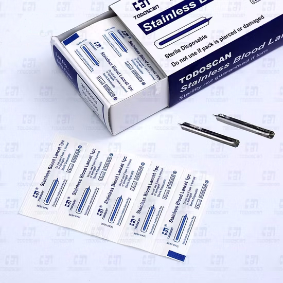 Скарификатор (ланцет) стальной одноразовый "VitrexLab Steel"